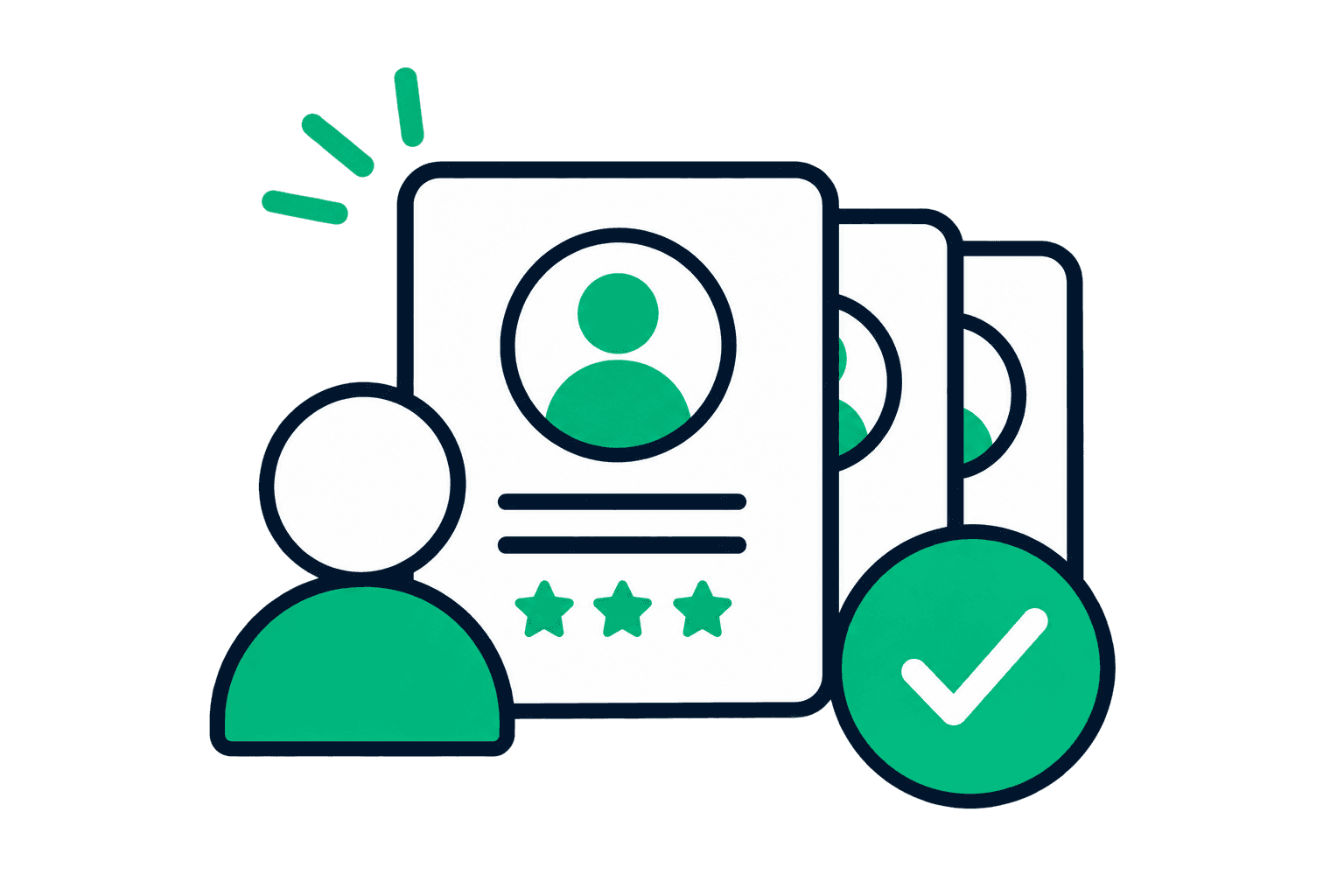 Save Hiring Team Time Illustration